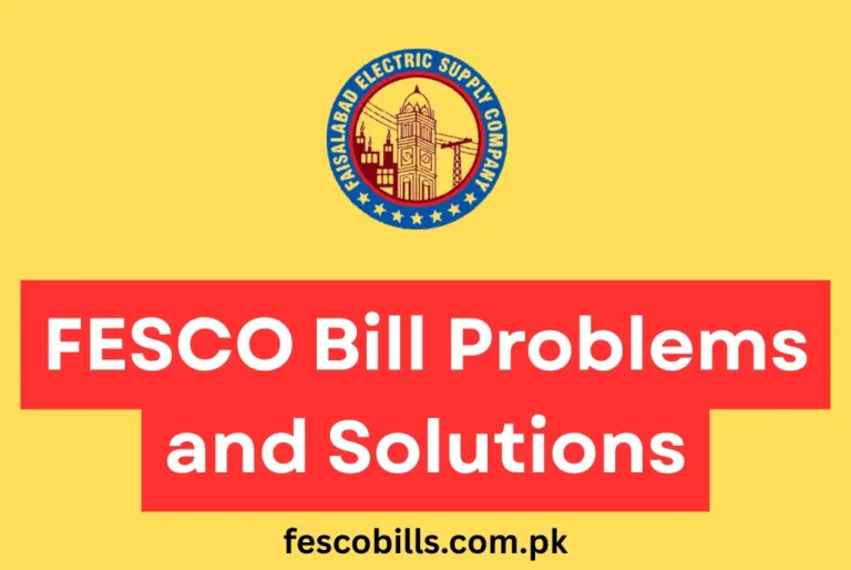 FESCO Bill Problems and Solutions